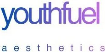 Youthfuel Aesthetics branding in purple and blue